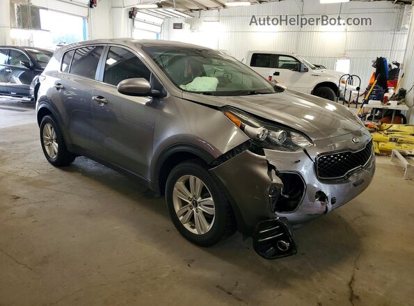 KNDPMCACXK7525252 2019 KIA SPORTAGE Gray Przód prawy