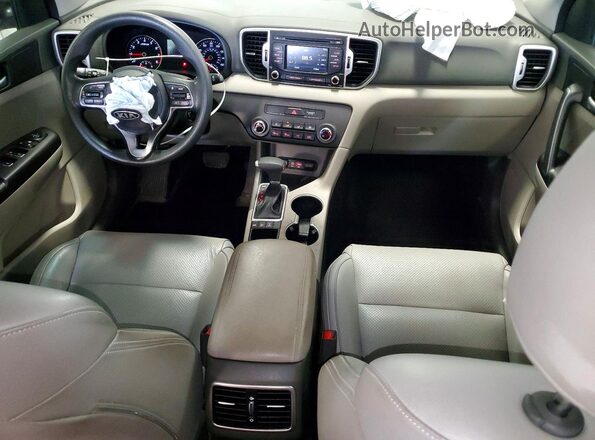 KNDPMCACXK7525252 2019 KIA SPORTAGE Gray Widok deski rozdzielczej