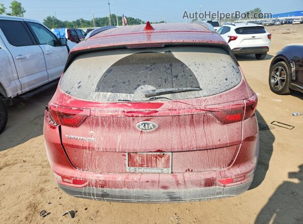 KNDPMCACXK7577626 2019 KIA SPORTAGE Красный Вид сзади