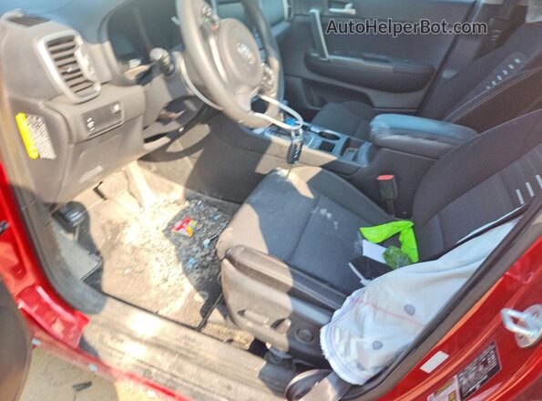 KNDPMCACXK7577626 2019 KIA SPORTAGE Красный Вид салона спереди