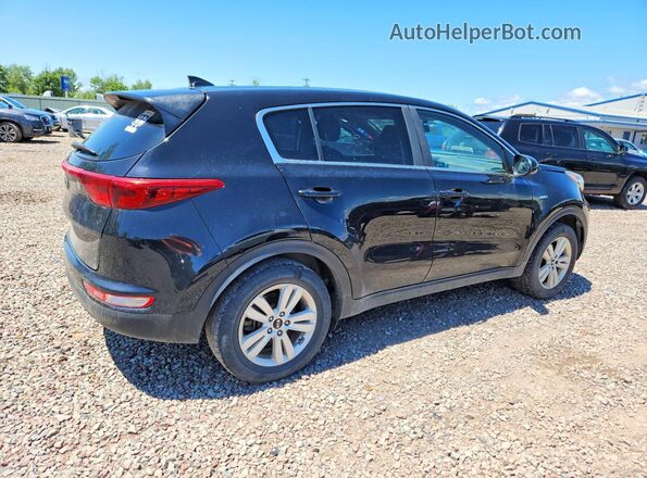 KNDPMCACXK7619907 2019 KIA SPORTAGE Black Tył prawy