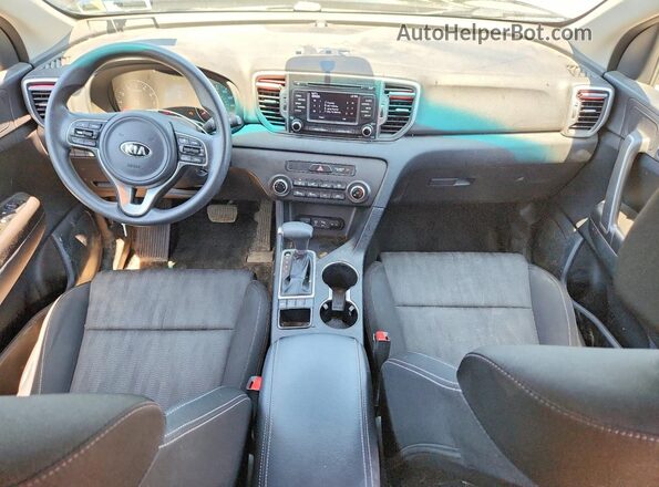 KNDPMCACXK7619907 2019 KIA SPORTAGE Black Widok deski rozdzielczej