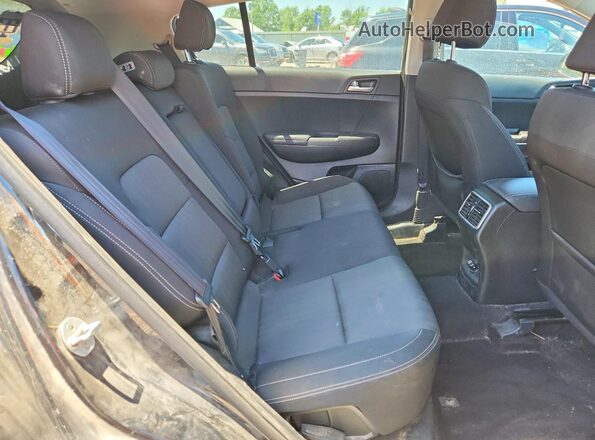 KNDPMCACXK7619907 2019 KIA SPORTAGE Black Widok wnętrza z tyłu