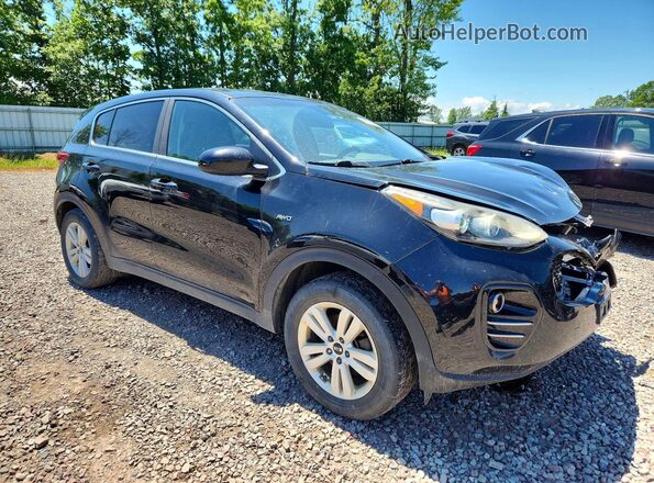 KNDPMCACXK7619907 2019 KIA SPORTAGE Black Przód prawy