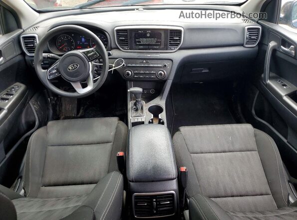 KNDPMCACXL7796054 2020 KIA SPORTAGE Black Առջևի վահանակի տեսք