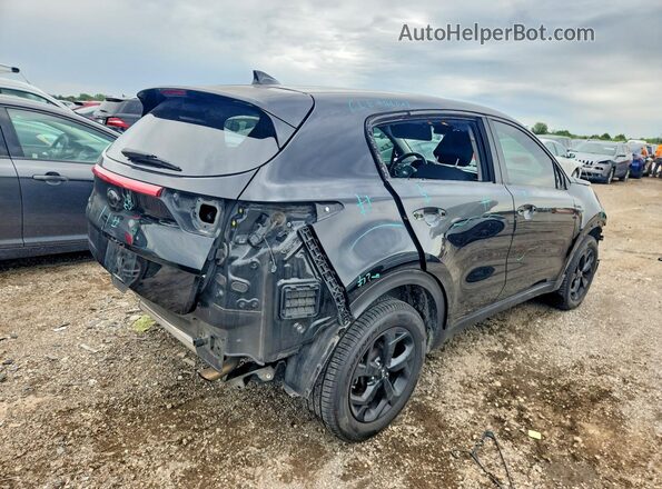 KNDPMCACXM7846310 2021 KIA SPORTAGE Black უკანა მარჯვენა