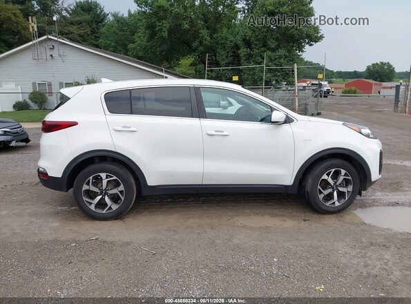 KNDPMCACXM7854620 2021 KIA SPORTAGE White Widok wnętrza z tyłu