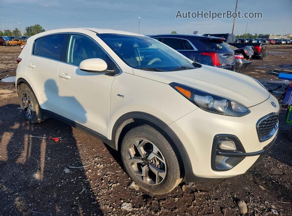 KNDPMCACXM7943684 2021 KIA SPORTAGE White Передня права чверть