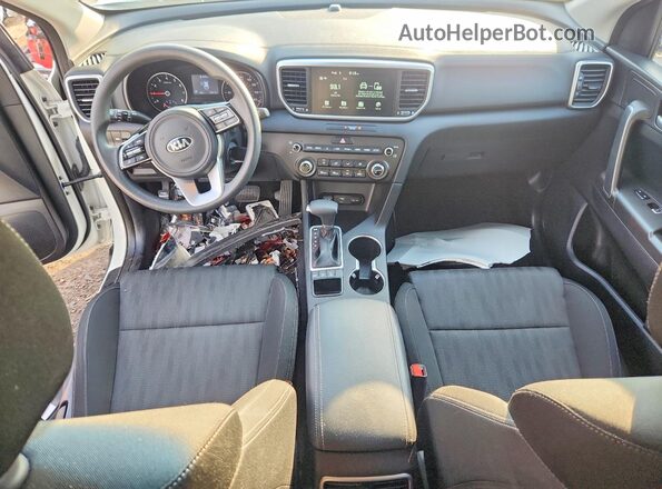 KNDPMCACXM7943684 2021 KIA SPORTAGE White Вид панелі приладів