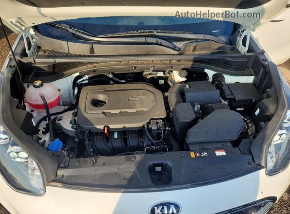 KNDPMCACXM7943684 2021 KIA SPORTAGE White Вид підкапотного простору