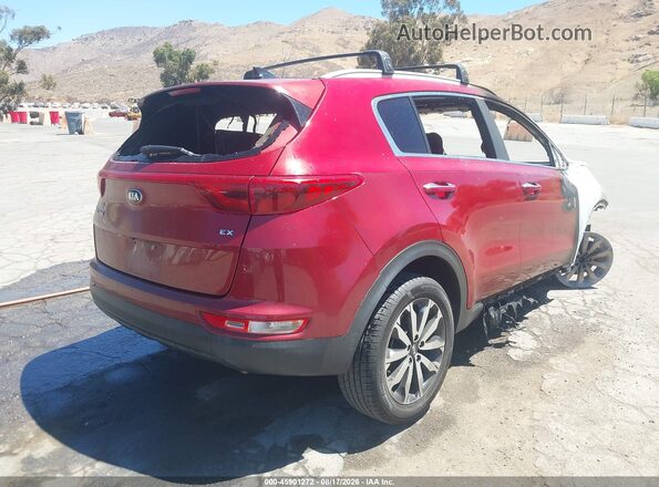 KNDPN3AC0H7085791 2017 KIA SPORTAGE Red Trasero derecho