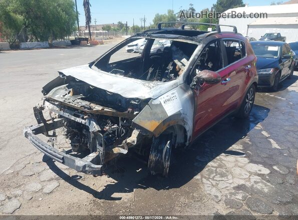 KNDPN3AC0H7085791 2017 KIA SPORTAGE Red Vista tres cuartos delantera izquierda