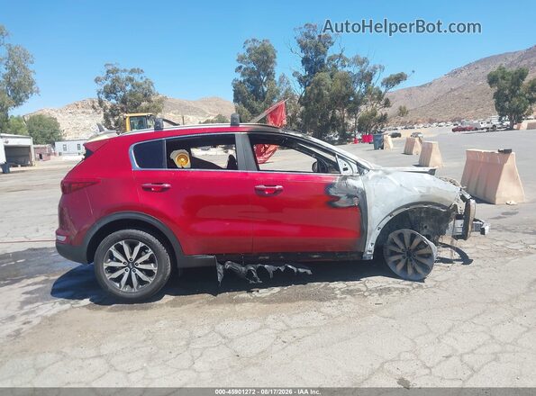 KNDPN3AC0H7085791 2017 KIA SPORTAGE Red Vista del cuadro de instrumentos