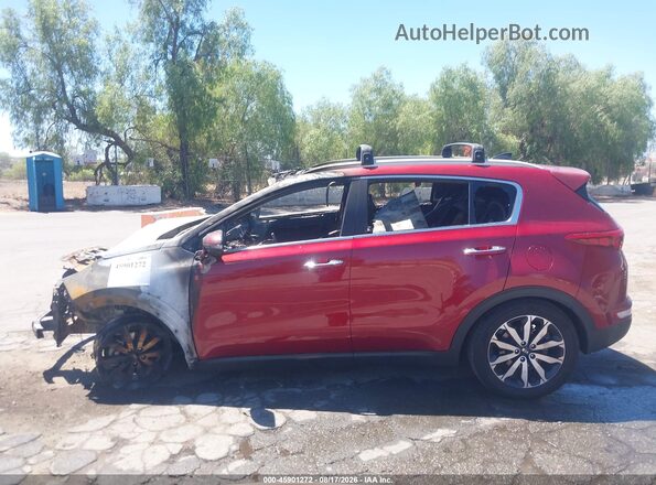 KNDPN3AC0H7085791 2017 KIA SPORTAGE Red Vista interior trasera