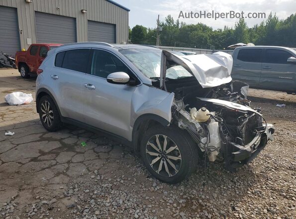 KNDPN3AC0H7252666 2017 KIA SPORTAGE Серебряный Передняя правая четверть
