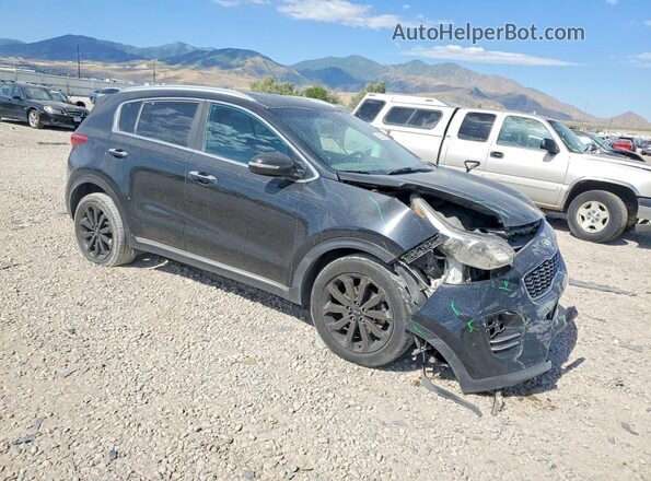 KNDPN3AC0K7546396 2019 KIA SPORTAGE Black Przód prawy