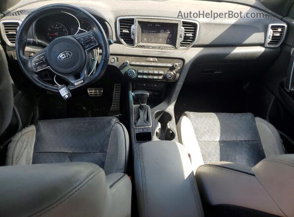 KNDPN3AC0K7546396 2019 KIA SPORTAGE Black Widok deski rozdzielczej