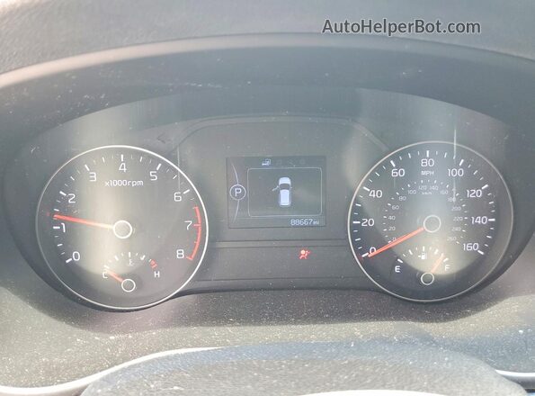 KNDPN3AC0K7549444 2019 KIA SPORTAGE Silver Вид щитка приладів