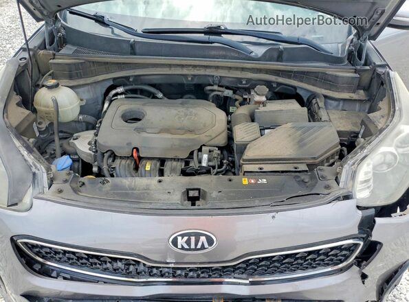 KNDPN3AC0K7549444 2019 KIA SPORTAGE Silver Вид підкапотного простору