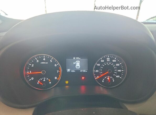 KNDPN3AC0L7689950 2020 KIA SPORTAGE White ხელსაწყოთა პანელის ხედი