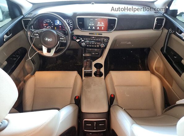 KNDPN3AC0L7689950 2020 KIA SPORTAGE White წინა პანელის ხედი