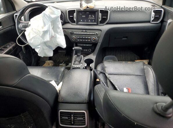 KNDPN3AC1H7123044 2017 KIA SPORTAGE Black Вид панелі приладів