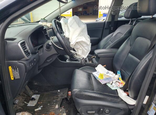 KNDPN3AC1H7123044 2017 KIA SPORTAGE Black Вид салону спереду