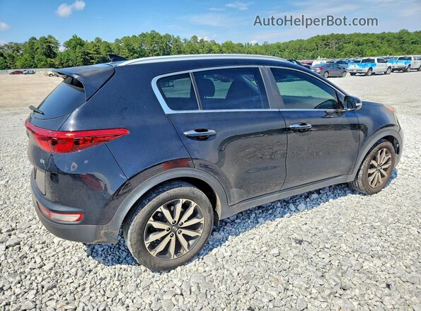 KNDPN3AC1J7424614 2018 KIA SPORTAGE Black უკანა მარჯვენა