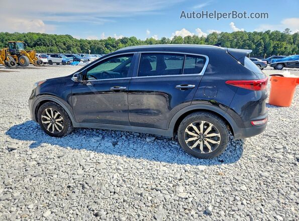 KNDPN3AC1J7424614 2018 KIA SPORTAGE Black უკანა მარცხენა
