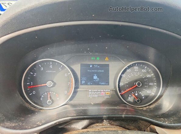 KNDPN3AC1L7736175 2020 KIA SPORTAGE Blue Instrument cluster view