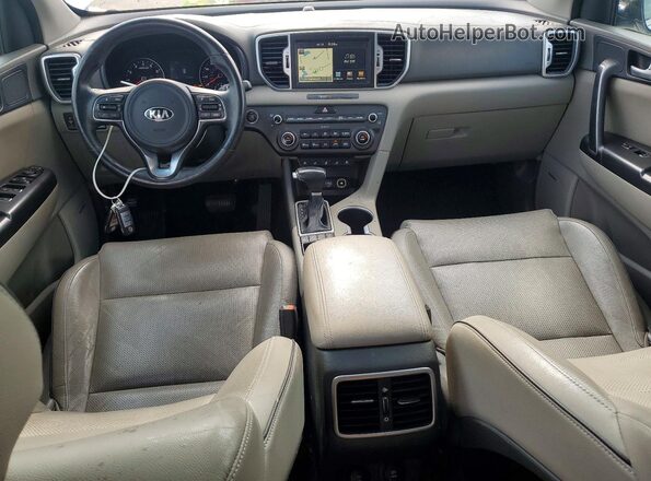 KNDPN3AC2H7158725 2017 KIA SPORTAGE White Vista del cuadro de instrumentos