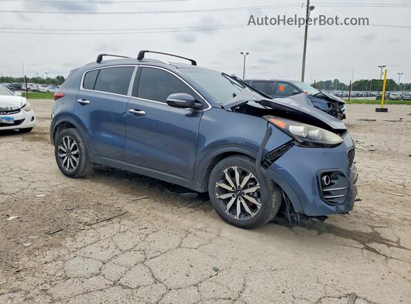 KNDPN3AC2K7577679 2019 KIA SPORTAGE Серый Передняя правая четверть
