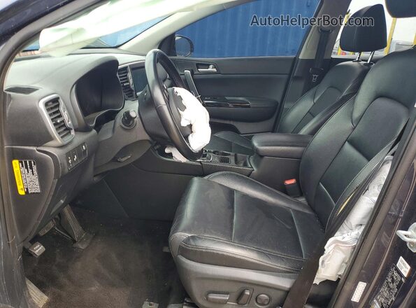 KNDPN3AC2K7577679 2019 KIA SPORTAGE Серый Вид салона спереди
