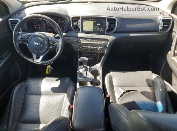 KNDPN3AC3H7082139 2017 KIA SPORTAGE Blue Առջևի վահանակի տեսք