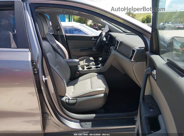 KNDPN3AC3H7111932 2017 KIA SPORTAGE Gray წინა სალონის ხედი