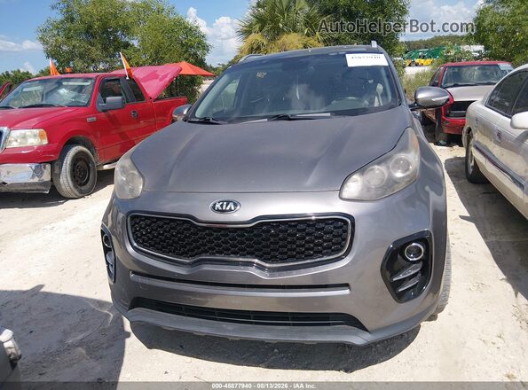 KNDPN3AC3H7111932 2017 KIA SPORTAGE Gray ხელსაწყოთა პანელის ხედი