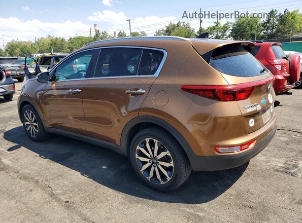 KNDPN3AC3H7163710 2017 KIA SPORTAGE Brown Հետևի ձախ