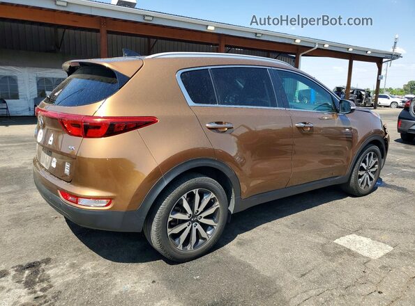 KNDPN3AC3H7163710 2017 KIA SPORTAGE Brown Հետևի աջ