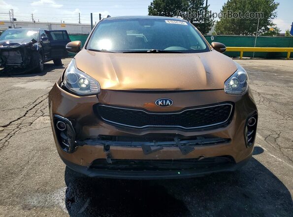 KNDPN3AC3H7163710 2017 KIA SPORTAGE Brown Դիմացի տեսք