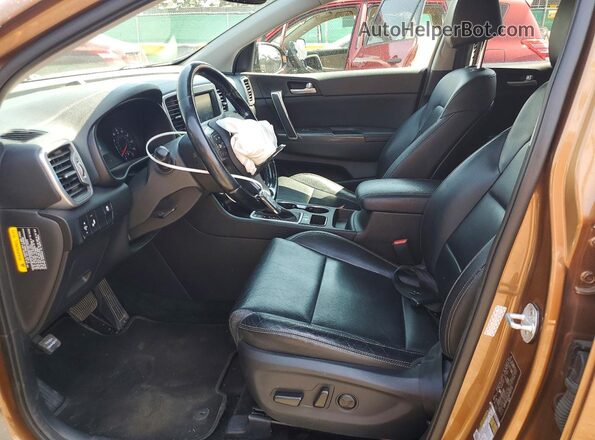 KNDPN3AC3H7163710 2017 KIA SPORTAGE Brown Սալոնի դիմացի տեսք