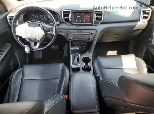 KNDPN3AC3H7163710 2017 KIA SPORTAGE Brown Առջևի վահանակի տեսք