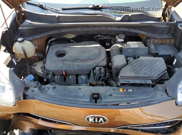 KNDPN3AC3H7163710 2017 KIA SPORTAGE Brown Շարժիչի բաժամունքի տեսք