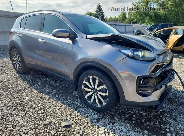KNDPN3AC3H7235697 2017 KIA SPORTAGE Gray Delantero derecho