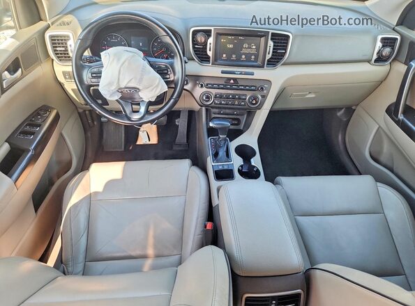 KNDPN3AC3H7235697 2017 KIA SPORTAGE Gray Vista del salpicadero