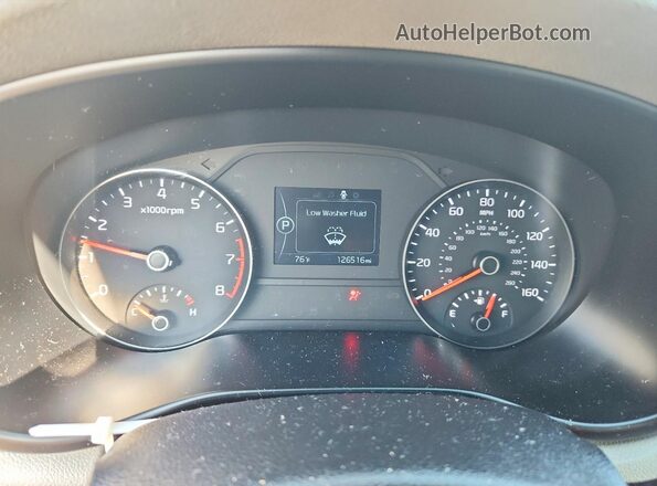 KNDPN3AC3H7235697 2017 KIA SPORTAGE Gray Vista del cuadro de instrumentos