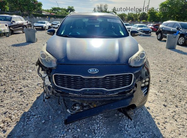 KNDPN3AC3J7467853 2018 KIA SPORTAGE Gray Rear seats view