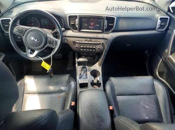 KNDPN3AC4H7119750 2017 KIA SPORTAGE Gray Vista del salpicadero
