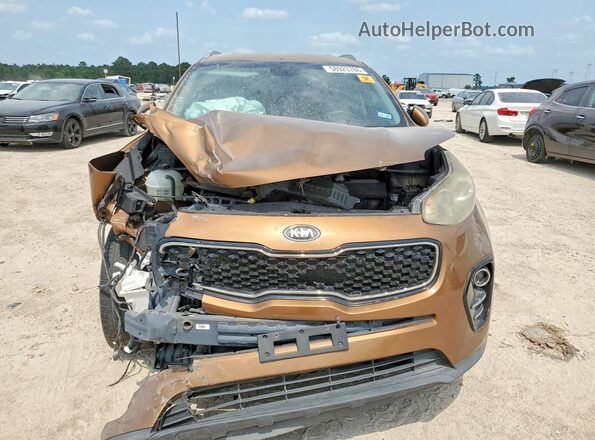 KNDPN3AC4J7355725 2018 KIA SPORTAGE Brown Vista frontal