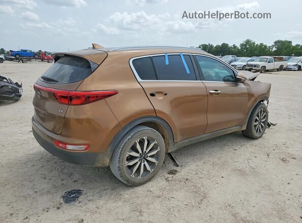 KNDPN3AC4J7355725 2018 KIA SPORTAGE Brown Trasero derecho