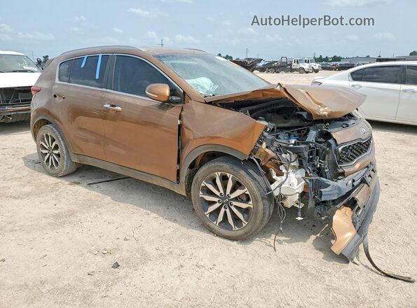 KNDPN3AC4J7355725 2018 KIA SPORTAGE Brown Delantero derecho